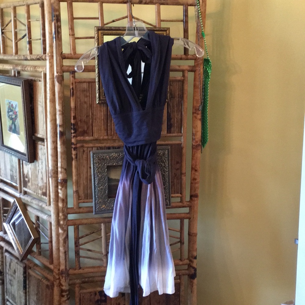 French Connection Ombre Halter Dress